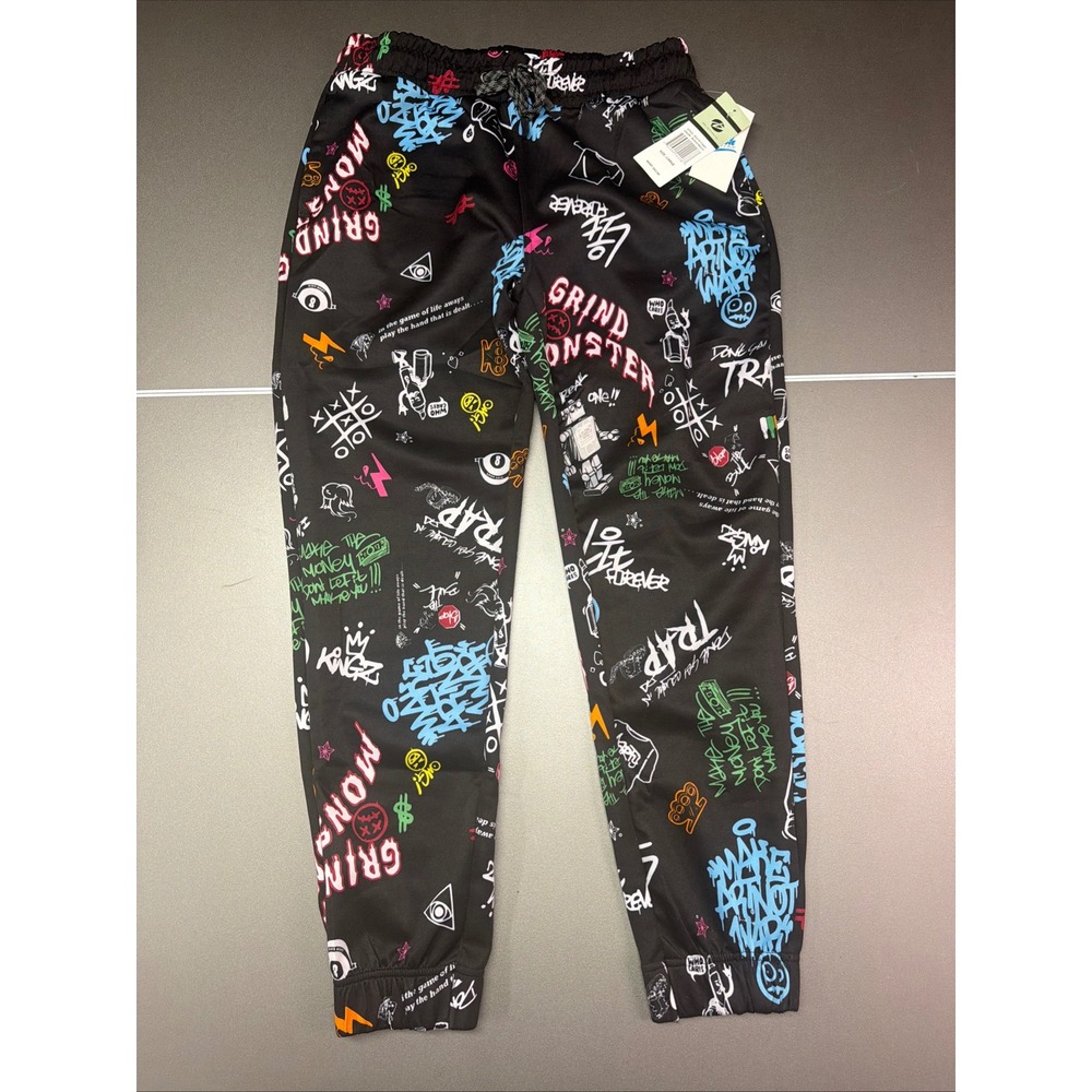 Fresh Prints Men's XL Joggers NWT.‎ Graphic Graffiti. By Drill Clothing Co